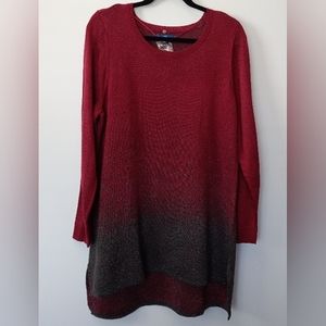 APT 9 Ombre Sparkly Sweater